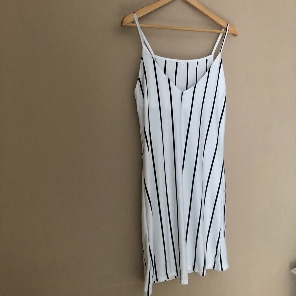 Striped Slip Dress - Picture 6 of 8